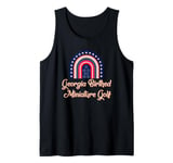 Georgia Birthed Miniature Golf Trivia Golfer Random Facts Tank Top