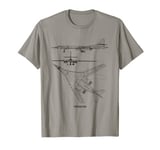 Military Aircraft Tupolev Tu-160 Pilot Gifts T Shirt USAF T-Shirt