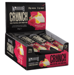 Protein Bars Warrior Crunch - 12 Pack, Smart Low Price Snack - Lemon Cheesecake