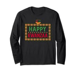 Kinara Seven Candles Principles Of Kwanzaa Happy Kwanzaa Long Sleeve T-Shirt