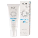 Eco Cosmetics Solspray Sensitiv SPF 50 EKO Solspray med högt skydd 100 ml