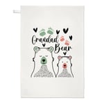 Grandad Bear Tea Towel Dad Fathers Day Best Grandpa Papa Love Birthday