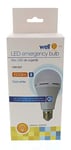 WELL Ampoule LED avec pile A68 E27 12 W 230 V Blanc froid