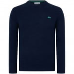 Lacoste Wool Sweater Men's Crew Neck Navy Knit Jumper Pullover | S - Small BNWT