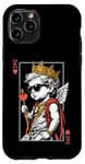 Coque pour iPhone 11 Pro Cupid Valentine King Of Hearts Card Poker Player