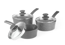 SALTER Salter Easypour 3 Piece Saucepan Set