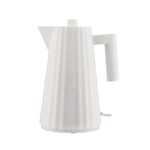 Alessi Plisse Electric 1.7L Water Kettle White