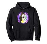 Disney Beauty And The Beast Belle Pose Neon Stained Glass Sweat à Capuche