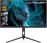 LC-M27-4K-UHD-144-V2 Ecran PC Gaming 27"" - IPS UHD 4K (3840x2160), 1ms 144Hz, Display HDR 400, DCI-P3 90%, Adaptive Sync, HDMI 2.1, DP 1.4, USB-C, Réglable en Hauteur, Rotation à 90°.[G328]