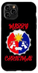 Coque pour iPhone 11 Pro Pinoy Drapeau philippin philippin soleil Noël ange crèche