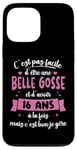 Coque pour iPhone 13 Pro Max 16 ans Cadeau Anniversaire Fille Belle Gosse Idée Cadeau