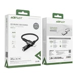 Audio Adapteri Acefast C1-05 MFi Lightning kiinni 3.5 mm (F) 0.18m musta