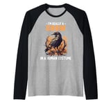 Crows Crow Raglan Baseball Tee