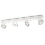 Philips myLiving Clockwork Spot LED - 4 x 4.5W - Hvid