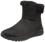 Skechers Femme Escape Plan Cozy Collab Botte de randonnée, Noir, 35.5 EU