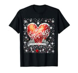 Merry Christmas & Happy New Year 2025 Cozy Red Heart Holiday T-Shirt