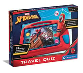 Clementoni - Sapientino Travel Quiz Marvel Spiderman-Banquet avec Cartes Stylo Interactif, Jeu Éducatif 4 Ans, Électronique Parlante, Made in Italy, Couleur Multilingue, 16453