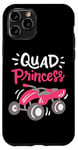 Coque pour iPhone 11 Pro Femme Quad Lover ATV Rider Offroad Quad Bike