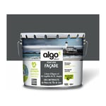 Peinture extérieure façade écologique Algo Mat - Gris Anthracite du Phare de l'Île de Sein - 10L