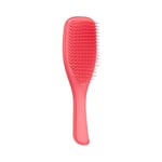 Tangle Teezer The Ultimate Detangler Hairbrush | For Wet & Dry Hair | Detangles All Hair Types | Reduces Breakage, Eliminates Knots | Two-Tiered Teeth & Comfortable Handle | Pink Punch