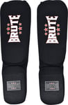 Brute Shinguards, jalkasuojat, mustan väriset, XL-kokoiset