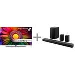 LG UR8100 75" 4K LED TV + LG S70TR 5.1.1 Soundbar Dolby Atmos -tuotepaketti