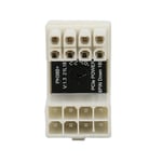 (PH38BW) GPU PCIe Connector White 8Pin GPU Steering Connector 180 Degrees