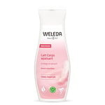 WELEDA - Laits Corps apaisant sans parfum - Protège et adoucit - Peaux sensibles et sujette aux allergies, convient aux peaux sèches - NATRUE* - Vegan*** - 200ml