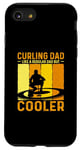 Coque pour iPhone SE (2020) / 7 / 8 Amateur de curling Cadeaux de sports d’hiver de curling papa