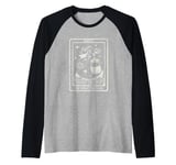 Vintage Spray Tan Artist Tarot Card The Spray Tan Artist Raglan Baseball Tee