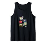 MTV Multiple TV Screens Classic Logo Design Tank Top