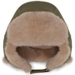 MINI A TURE Matcrister Teddy Lined Winter Hood Olive Night