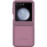 OtterBox Coque pour Galaxy Z Flip5 Defender Series XT – Mulberry Muse (Violet), sans écran, Protection de charnière Robuste, Attache de Cordon, Compatible PowerShare et Chargement sans Fil