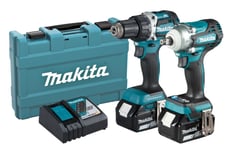 MAKITA MASKINSETT 18V DLX2410G DDF484, DTW300