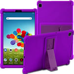 ATOOZ for Samsung Galaxy Tab A7 Lite Case 8.7 Inch (T220/T225/T227) 2021,Samsung tab a7 lite case Kids Silicone Shockproof Case with Galaxy tab a7 lite Tablet (Purple)