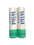 (2 PACK) WILD Fresh Cotton & Sea Salt Mini Travel Size Deodorant 16g