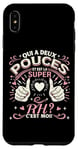 Coque pour iPhone XS Max Une Super RH Cadeau Meilleure RH Femme Collegue