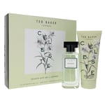 Ted Baker Womens Floret Celeste 50ml EDT, 100ml Body Lotion Gift Set - NA - One Size