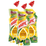 HARPIC Lot de 3 Gels WC - Nettoyant Fraicheur d'Ailleurs Parfum Fruits Exotiques 750 ml