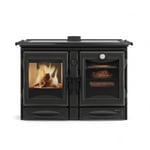 Cuisinière à bois -12 kW - Noir vitrifié - Alaska LA NORDICA EXTRAFLAME