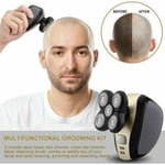 NANWAD-5 IN 1 4D Rotary Electric Rakapparat Uppladdningsbar Bald Head Shaver Skäggtrimmer