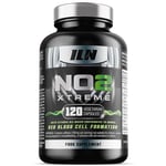 NO2 Xtreme - Nitric Oxide Supplement - Pump Pre Workout Tablets - with L Arginine, Niacin and Caffeine - Vegetarian & Vegan Nitric Oxide Supplements for Men and Women (120 Capsules)