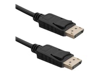 Qoltec - Displayport-Kabel - Displayport (Hane) Låst Till Displayport (Hane) Låst - Displayport 1.4 - 1.5 M - Svart