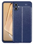 Samsung Galaxy A05      Leather Texture Case    Navy