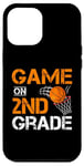 Coque pour iPhone 12 Pro Max Jeux amusants sur le basket-ball de deuxième année premier jour d'école