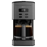 Cecotec Cafetière à Filtre Coffee 56 Time, 800W de Puissance, Programmez votre café, Inox, Écran LCD, Bec Anti-goutte, Capacité 1,3L pour 12 Tasses, Arrêt Automatique, Réservoir avec fenêtre