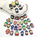 30 st/set South Park Skosmycken, Cartoon Skosmycken för DIY Klogsandaler Armband Dekoration Skosmycken Festfavorit