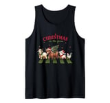 Christmas on the Farm Festive Christmas Tank Top