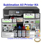 A3 Sublimation Printer Bundle - Epson WF-7310 & HobbyPrint® Sublimation Conv Kit