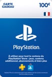 Code de téléchargement Playstation Store Fonds pour Porte-Monnaie virtuel 100€